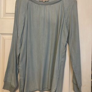 Light blue denim shirt